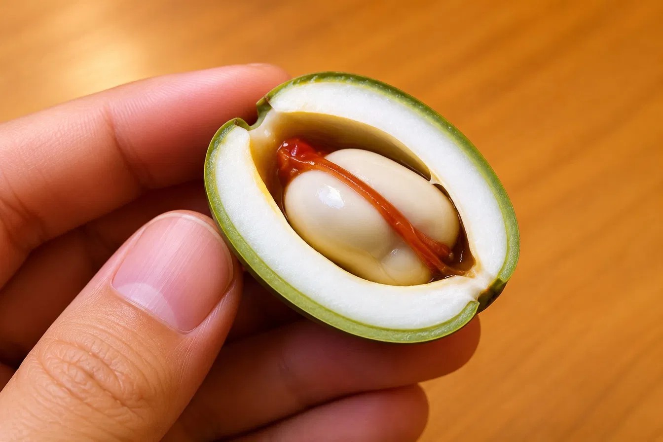 Tree Peanut Canarium ovatum seeds